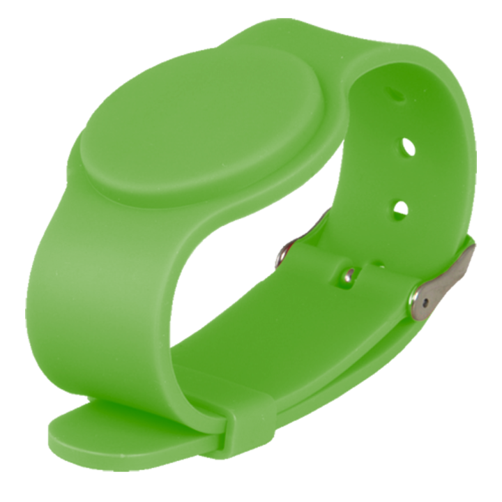 CARDCUBE MF-BAND-ADJ-G RFID Wristband (Green)