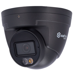 SAFIRE SMART SF-IPT020A-4I1-DL-GREY 4MP Turret IP Camera with PoE, Wi-Fi, Dual Illumination, IP67