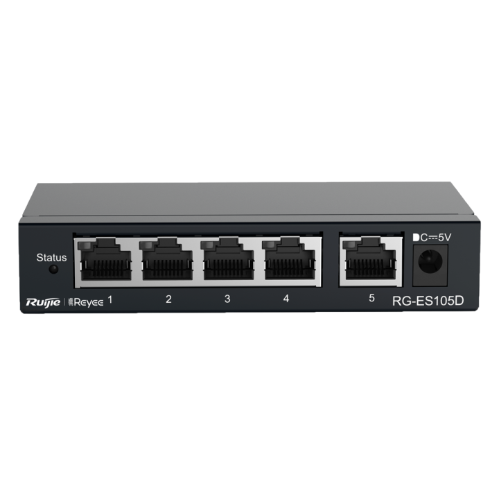 REYEE RG-ES105D 5-Port 10/100Mbps Unmanaged PoE Switch