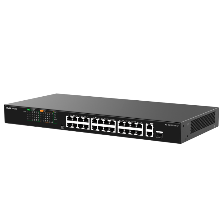 REYEE RG-ES126FGS-LP 21-Port Gigabit PoE+ Managed Switch