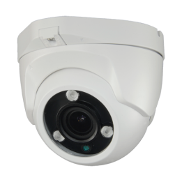 MARCA BLANCA DM957VSZIB-F4N1 Caméra dôme IP 2MP avec PoE, IP66, focale variable 2,8-12 mm, IR 40 m, WDR