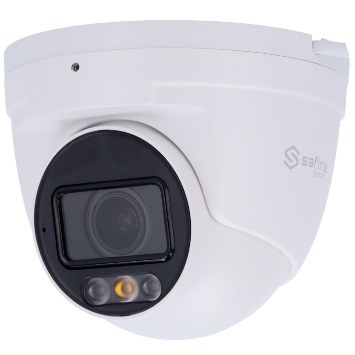 SAFIRE SMART SF-IPT511ZA-8E1-DL 8MP Turret IP Camera with Dual Illumination, PoE, Wi-Fi, IP67