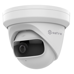 SAFIRE SF-IPT180UWH-4U-WIDE Caméra IP tourelle 4MP avec Wi-Fi et PoE, grand angle 1,68 mm, intérieur