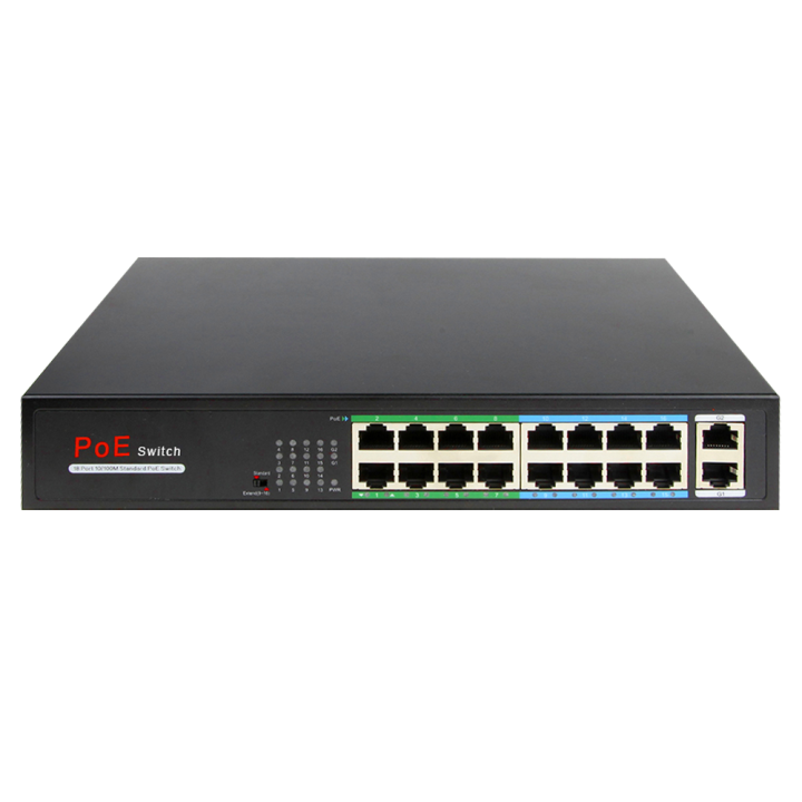 SW1816POE-160-E MARCA BLANCA Managed PoE Switch 11 Ports Gigabit 160W