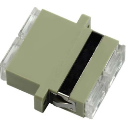 Adaptateur fibre optique duplex multimode SC/UPC (coupleur)