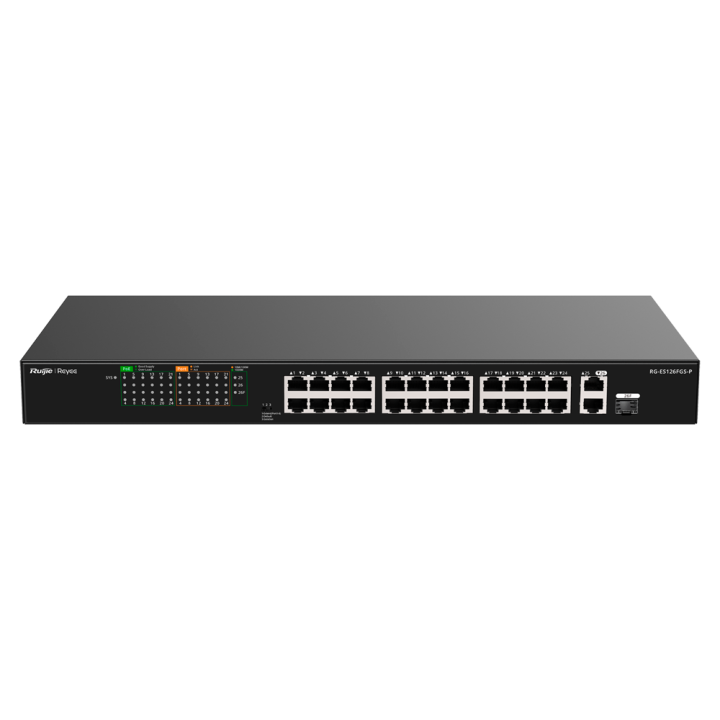REYEE RG-ES126FGS-P 21-Port Gigabit PoE+ Managed Switch
