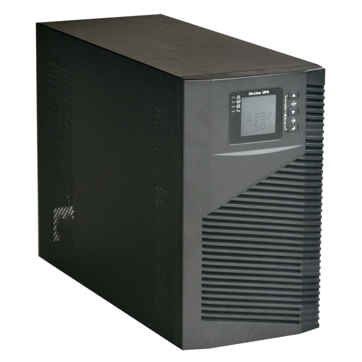 MARCA BLANCA UPS2000VA-ON-4 UPS à double conversion en ligne 2000VA 230V 4 prises Alimentation sans interruption
