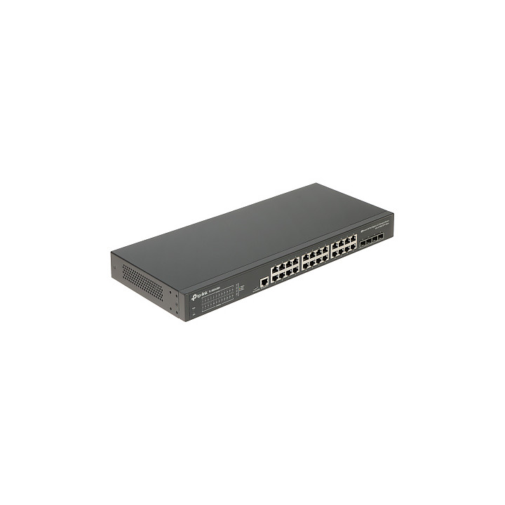 TP-Link :: TL-SG3428X Managed Switch L2+ JetStream, 24 Porty Gigabit, 4 Sloty SFP+ 10 Gbit