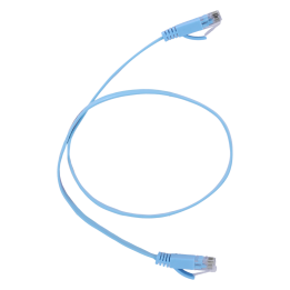 UTP6-05B-FLAT MARCA BLANCA Cat6 U/UTP Flat Patch Cable 5m Black