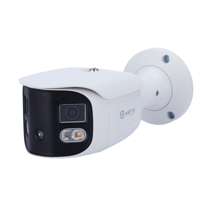 SAFIRE SMART SF-IPB180A-8I1-SL 8MP Bullet IP Camera with PoE, Wi-Fi, IP66, Dual Illumination