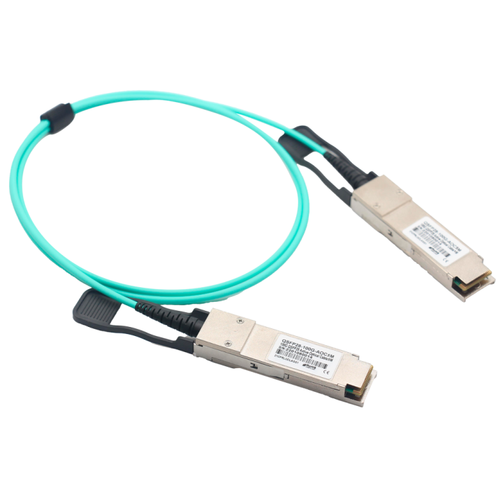 QSFP28-100G-AOC-5M MARCA BLANCA 100G Active Optical Cable 5m