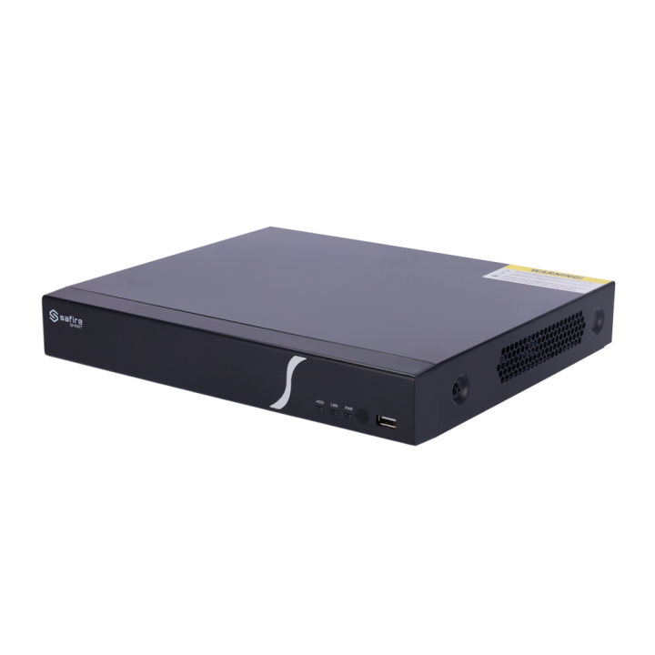 SAFIRE SMART SF-NVR3108-B1 8-Channel PoE NVR with 8MP 4K Support