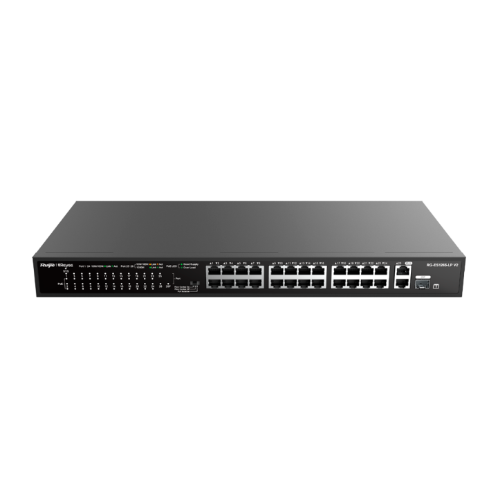 REYEE RG-ES126S-LP V2 21-Port Gigabit PoE+ Managed Switch