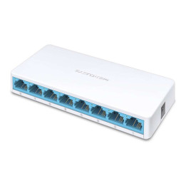 MERCUSYS MS108 8-Port 10/100 Mbit/s Unmanaged Switch, Desktop, 5 V