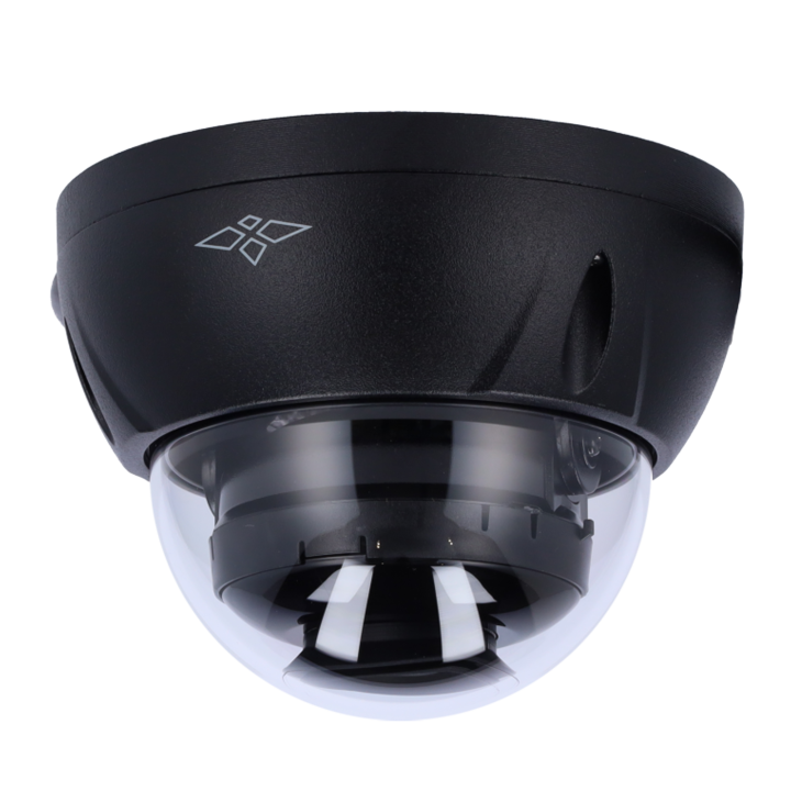 X-SECURITY XS-IPD842SW-4P-AI-BLACK 4MP IP PoE Dome Camera with Wi-Fi, IP67, IR 30m