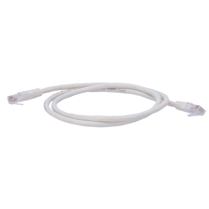 SAFIRE UTP6-1W Cat6 U/UTP Solid Bulk Cable (White)