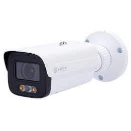 SAFIRE SMART SF-IPB571ZCA-4E1-DL 4MP Bullet IP Camera with Wi-Fi, PoE, Dual Illumination, IP67