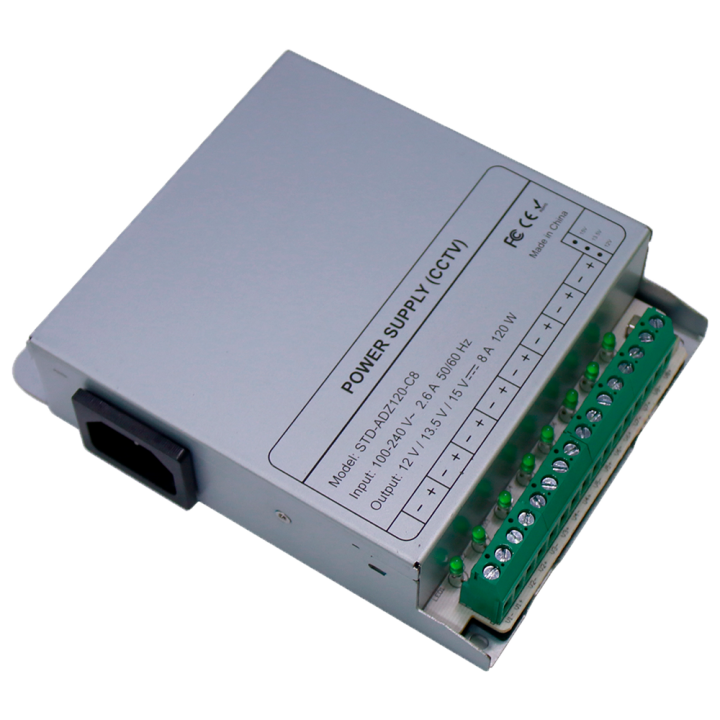 MARCA BLANCA DC12V10A-8-DIN 12V 10A DIN-rail Power Supply