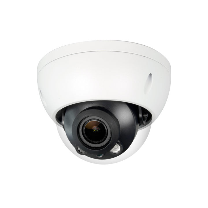 MARCA BLANCA DM843ZKWIB-FHAC Caméra dôme extérieure IP67, focale variable 2,7-12 mm, 30 m IR, PoE