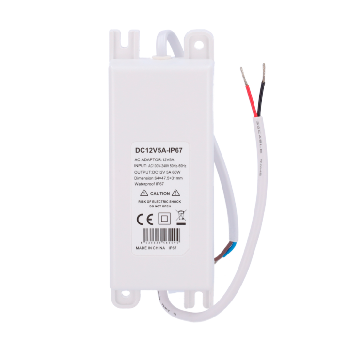 MARCA BLANCA DC12V5A-IP67 12V 5A 60W IP67 Alimentation étanche