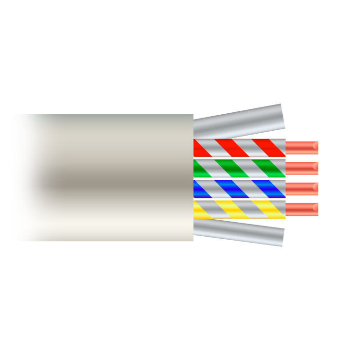 SAFIRE SF-UTP6-100-H-23AWG-G Cat6 U/UTP Bulk Cable 100m Grey