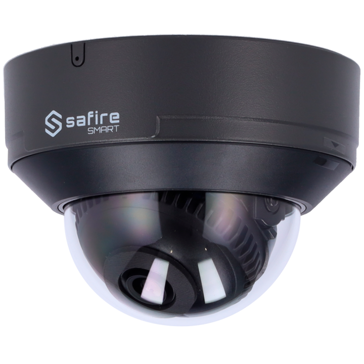 SAFIRE SMART SF-IPD040A-4E1-GREY 4MP IP67 PoE Dome Camera with Wi-Fi, Mic, microSD
