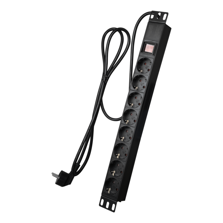 MARCA BLANCA PDU-8P1U-SWITCH 8-Outlet 1U Switched PDU with USB