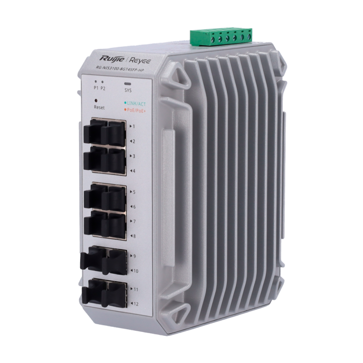 REYEE RG-NIS3100-8GT4SFP-HP Managed Gigabit PoE Switch