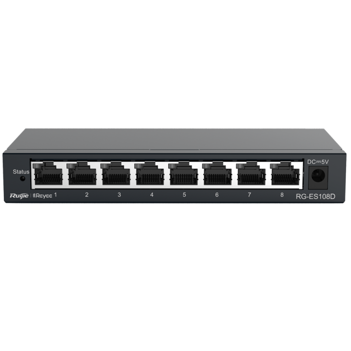 REYEE RG-ES108D 5-Port 10/100Mbps PoE Network Switch