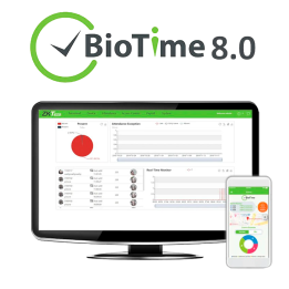 ZK-BIOTIME8-10 ZKTECO Biometric Fingerprint Time Attendance Terminal