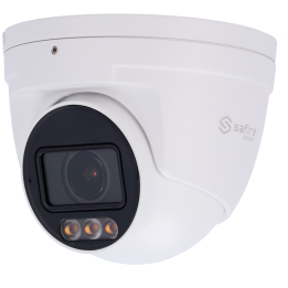 SAFIRE SMART SF-IPT511ZA-4E1-NIGHT 4MP Turret IP Camera with PoE, Wi-Fi, IP67, White LED, 30m IR