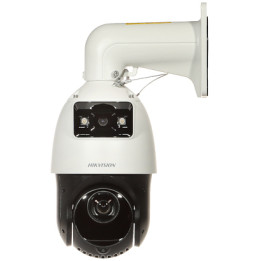 Hikvision DS-2SE4C425MWG-E(14F0) Cámara domo PTZ de velocidad para exteriores de 3,7 MP con ColorVu, zoom de 25x, PoE+