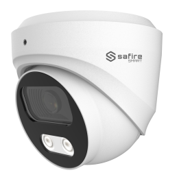 SAFIRE SF-T220A-3KE1 Caméra IP tourelle 5MP 3K avec objectif 2,8 mm, WDR, PoE, ONVIF, caméra de sécurité extérieure
