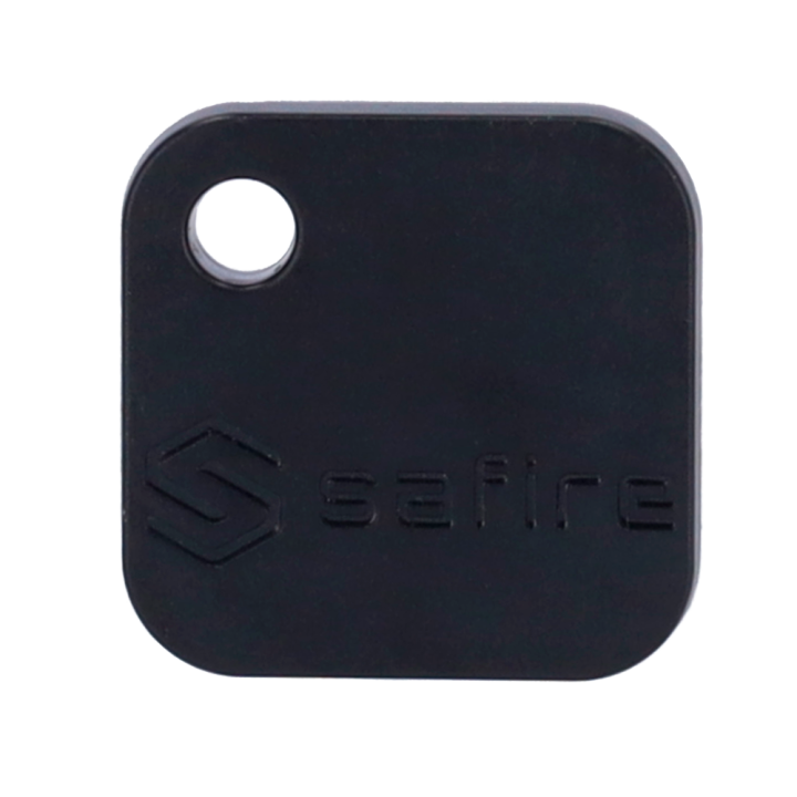CARDCUBE SF-TAG-EM-BK EM4100 RFID Keychain Tag (125 kHz, Black)