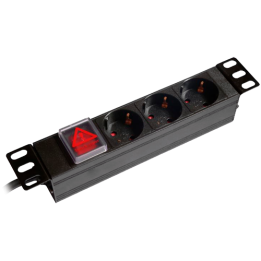 MARCA BLANCA PDU-3P1U-SW-10INCH 10-inch 1U Power Distribution Unit