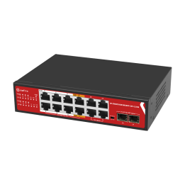 SAFIRE SF-SW8FE4GE2MGSFP-2BT-120W Managed PoE++ Switch 8x 10/100Mbps PoE + 2x Gigabit Uplink + 1x SFP, 120W