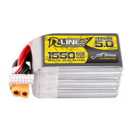 Tattu R-Line Wersja 5.0 1550mAh 22.2V 150C 6S Bateria LiPo ze złączem XT60