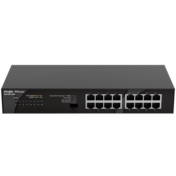 REYEE RG-ES116G 11-Port Gigabit PoE Network Switch