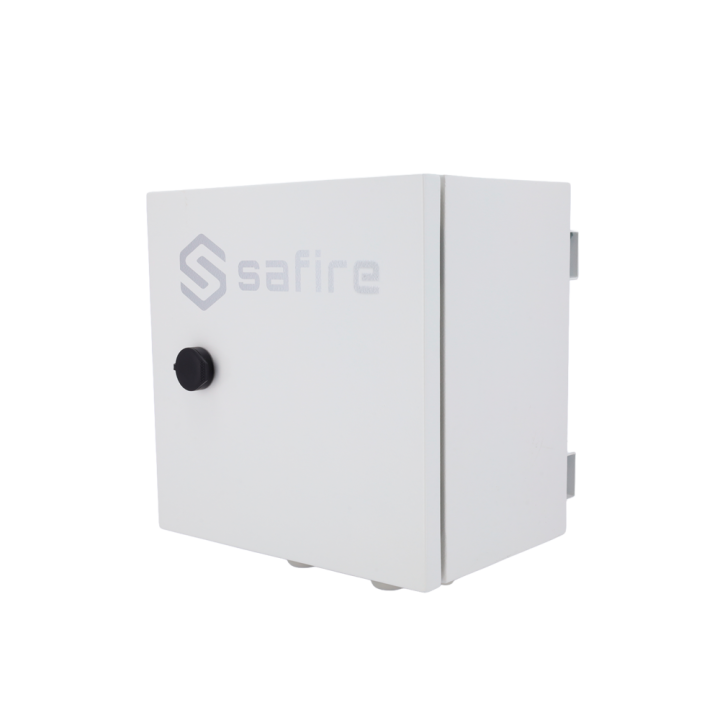 SAFIRE SF-BOX3030DC4POE-LITIO Disjoncteur Wi-Fi intelligent 30A 1P Courbe C Mesure d'énergie