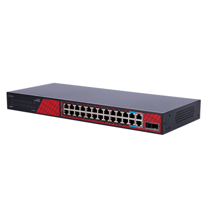 SAFIRE SF-SW2824HIPOE-300 Managed PoE Switch 21-Port Gigabit 300W