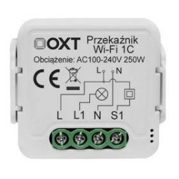 Moduł przekaźnika Mini WiFi OXT T221 1 obwód Inteligentny przełącznik Tuya
