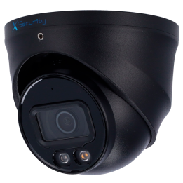 X-SECURITY XS-IPT981A-6P-DL-WIZ-BLACK 6MP Turret IP Camera with Wi-Fi, PoE, IP67, 30m IR