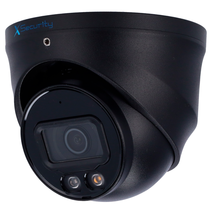 X-SECURITY XS-IPT981A-6P-DL-WIZ-BLACK 6MP Turret IP Camera with Wi-Fi, PoE, IP67, 30m IR