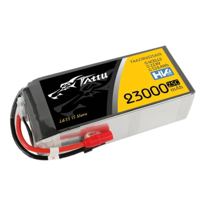 Tattu 23000 mAh 22,8 V 25C 6S1P Akumulator LiPo ze złączem XT150 + AS150
