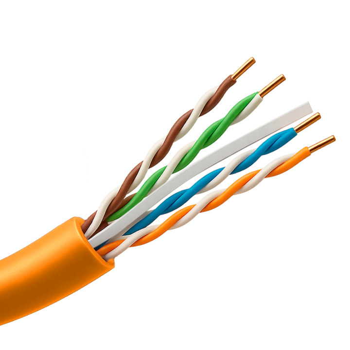 UNIVIEW UV-UTP6-305-BC-LSZH-Dca-OR Cat6 U/UTP Bulk Cable, 305m, LSZH, Orange
