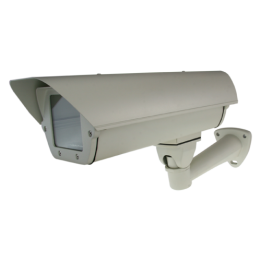 MARCA BLANCA HS350W Carcasa resistente a la intemperie para cámaras tipo bala, IP66, blanco