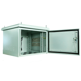 MARCA BLANCA RACK-6U-OUTDOOR 19" 6U Outdoor Wall-Mounted Network Rack, IP55, 400mm Depth