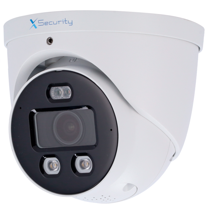 X-SECURITY XS-IPT982CA-8U-WIZCOLOR-TIOC 8MP Turret IP Camera with Wi-Fi, PoE, IP67, 30m IR