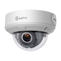 SAFIRE SF-IPD834Z-2E Caméra IP dôme extérieure IP67 2MP avec PoE, Wi-Fi, objectif à focale variable, E/S audio, microSD jusqu'à 
