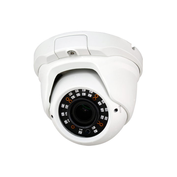 MARCA BLANCA DM955VFIB-4N1 Caméra dôme extérieure IP66 720p WDR 2,8-12 mm Objectif à focale variable 30 m IR PoE